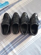 Zapatos de charol para niñas pequeñas, calzado escolar de Oxford a la moda, con plataforma, planos, color negro, para primavera y otoño