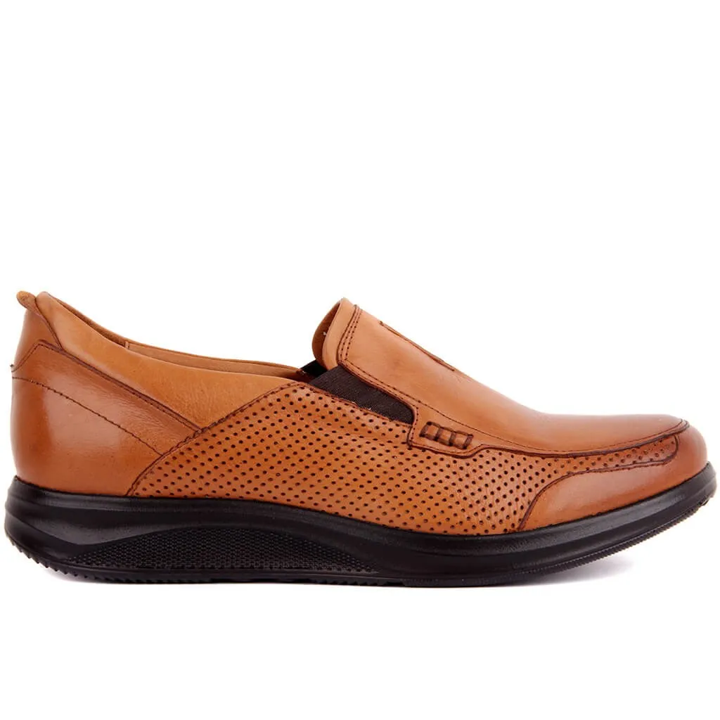 

Sail Lakers-Tan Leather Men 'S Casual Shoes