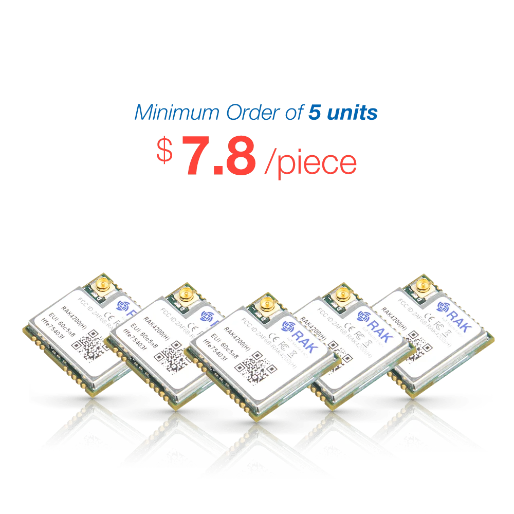 RAK4200 | Беспроводной модуль WisDuo LPWAN Микрочип STM32L071 MCU Semtech SX1276 LoRa chip RAKwireless Компьютеры