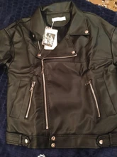 Jacket Women Basic-Coat Moto Aelegantmis Faux-Leather Plus-Size Winter Outerwear Autumn