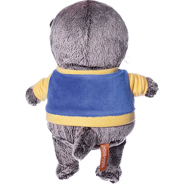 Мягкая игрушка Budi Basa Кот Басик Baby в синей куртке с желтой