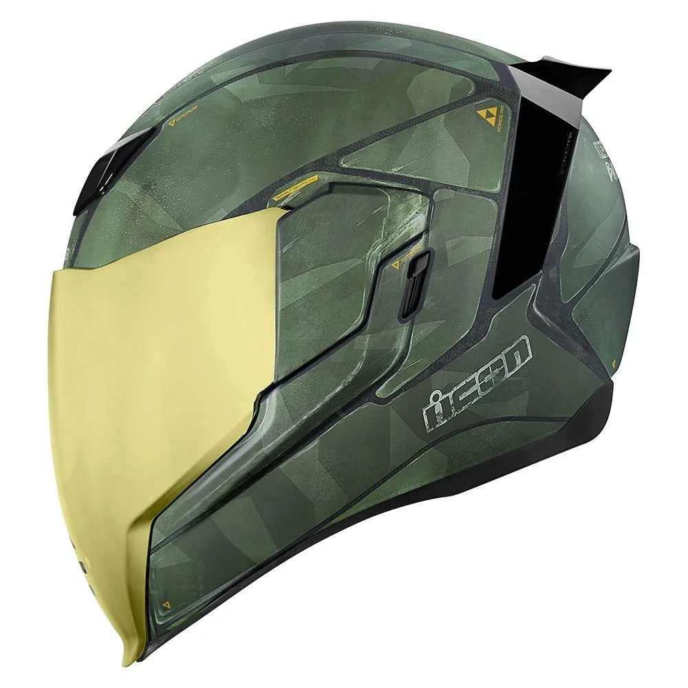 Icon Airflite Battlescar 2 мотошлем(цвет: зеленые, размер: 3xl