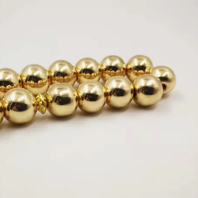 Натуральный гематит Золотой Tasbih кисточкой Золотые молитвенные бусины 33 66 99 бусины глаза кисточки четки