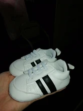 Zapatos de bebé para recién nacidos, zapatillas de Primeros Pasos a rayas, con cordones, de cuero PU, suelas blandas, 0 a 18 meses