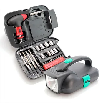 

Set of Tools with Integrated LED Torch (24 pcs) 148534