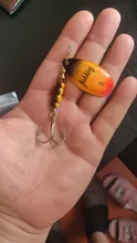 Lures Pike Bait Fishing-Lure Treble-Hooks 15g Spoon Metal Arttificial-Bass 