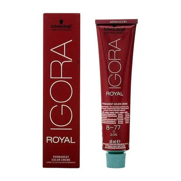 Перманентный Краситель Igora Royal Schwarzkopf N ° 8-77 | Красота и здоровье