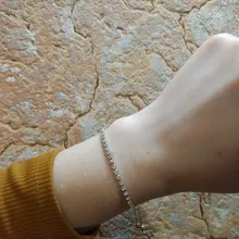 Pulsera de cristal de lujo con microincrustaciones para mujer, pulsera de circón ajustable Simple, joyería de mano, pulsera de moda