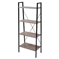 WOLTU 60*35*148cm 4-Tier Ladder Bookshelf Shelving Unit 5