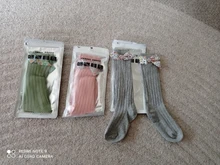 Calcetines con lazo Floral para niñas pequeñas, medias largas de algodón suave hasta la rodilla para bebés, Estilo Princesa a rayas para niños de 0 a 5 años