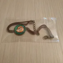 Pulseras de cuero de zorro durmiente, cristal redondo de 20mm, accesorios de mano con patrón bonito, 2020