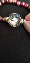 Pulseras de cuentas de unicornio de 18mm para niñas y niños, brazaletes a presión con botones, cabujón de cúpula, dijes de flamencos, regalo de joyería