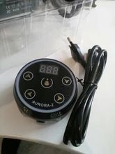 Aurora 2-fuente de alimentación para máquina rotativa de tatuaje