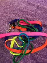Harness Leash Traction Rope Lead Pet-Dog-Collar Rainbow Colorful Durable Nylon And 120cm