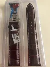 UTHAI Z09 Plus – correas de reloj de cuero genuino, pulsera universal de 12-24mm con hebilla de maripos, correa de hebilla de acero, correa de reloj de 22mm