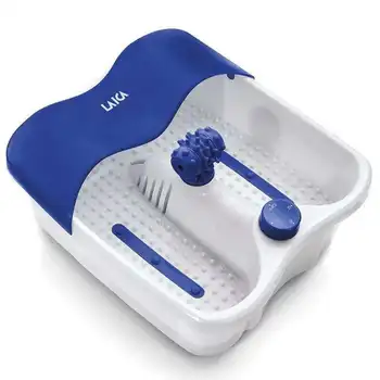 

Laica foot massager pc1017 Blue-vibration-hot bottom-splash cover-3 functions-Rotary massager