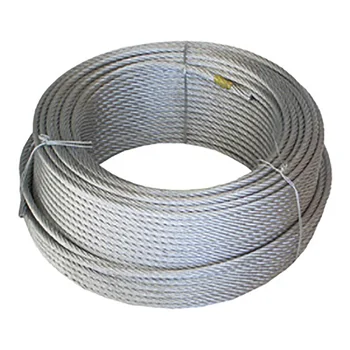 

Cable de acero 6 mm galvanizado 6 x 7 x 1 Wurko