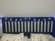 Adornos navideños para el hogar, guirnalda colgante con luz LED de copo de nieve para decoración de árbol de Navidad, regalo de Navidad, Año Nuevo, 2020