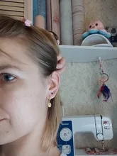 ROXI-Pendientes de aro con piedra azul para mujer y niña, aretes inusuales para boda, Pendientes de cartílago de plata 925, joyería