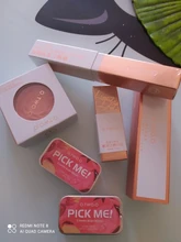 O.TWO.O multifuncional maquillaje paleta 3 en 1 lápiz labial y colorete para cara de sombra de ojos ligero mate tinte de labios cara Natural Blush