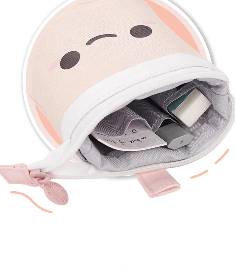 Kawaii Boba Tea Pencil Case – BlossomMemento