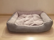 Kennel Pet-Bed Dog Large Warm-Pad Small Waterproof Medium Big 5-Size Winter-Mat Striped