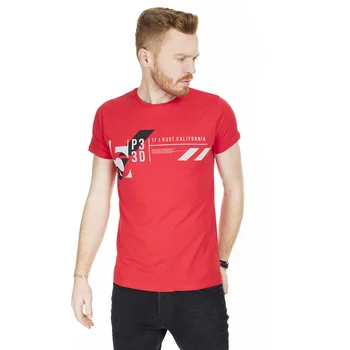 

Buratti Printed Bike Collar T SHİRT 54164