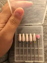 Juego de fresas para manicura, accesorios para máquina de manicura, 6 uds.