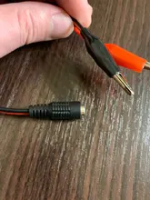 Alligator Clips Jack-Connector Power-Cable Crocodile-Wire Female 12V DC Voltage