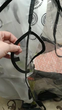 Accesorios para cochecito impermeable cubierta de lluvia transparente de protección contra el viento abierto cremallera impermeable para bebé Cochecitos para niños Rainc