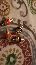 Conector RCA chapado en oro para montaje en Panel de chasis, toma de Audio, mampara con tuerca, copa de soldadura, venta al por mayor, 2 uds., 1 par
