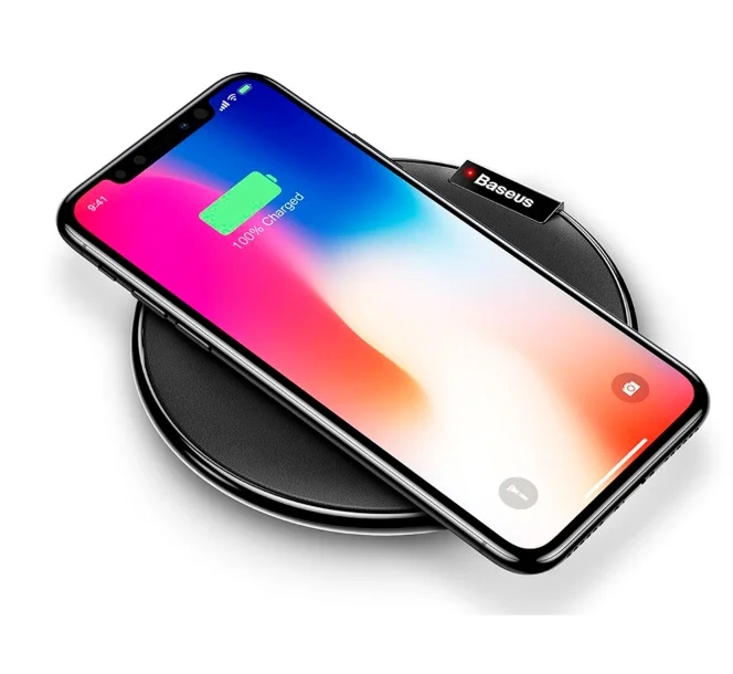 Беспроводное зарядное устройство Baseus iX Desktop Qi Wireless Charger WXIX-01(Черный