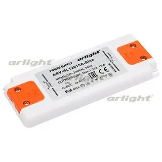 

022190(1) power supply arv-sn12015-flat-h (12V, 1.25a, 15W)-1 pc Arlight