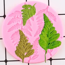 Mimosa Leaves leave forest Autumn Silicone Mold Mould for cake Icing  M163