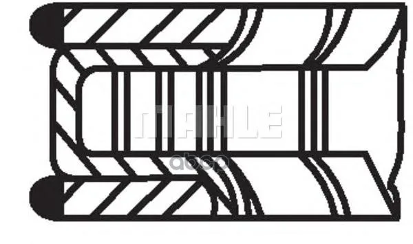 013 37 N2_кольца Поршневые! D80x1.6x2x4 0.5(1) Ford Escort 1.3/1.6 Cvh 80-93 Mahle/Knecht 01337n2 Mahle/Knecht арт. 01337N2