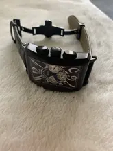 Correa de reloj con patrón de bambú, correa de reloj de cuero genuino con hebilla de mariposa de doble presión, accesorios de relojes de 12-24mm