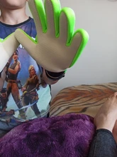 Chico de fútbol de guantes de portero para los niños de 5 a 16 años de guantes de portero niños montar en scooters sp