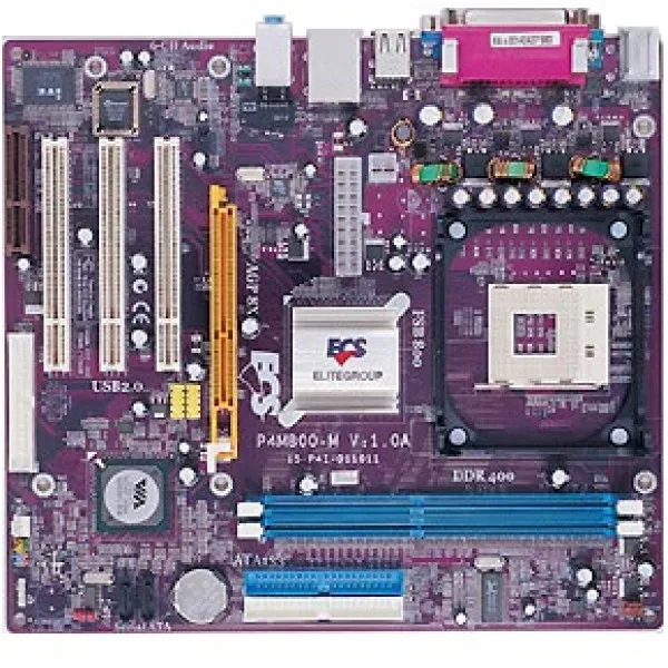 б/у системная плата сокет 478 ECS P4M800-M | Компьютеры и офис