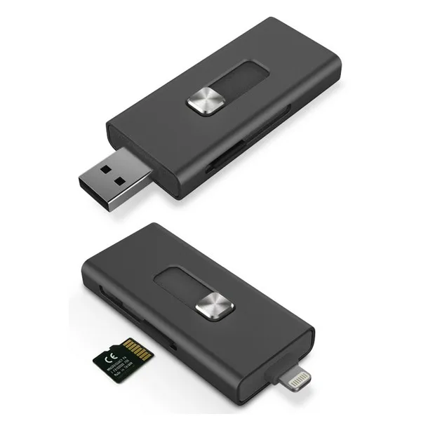Кард-ридер Micro SD Черный