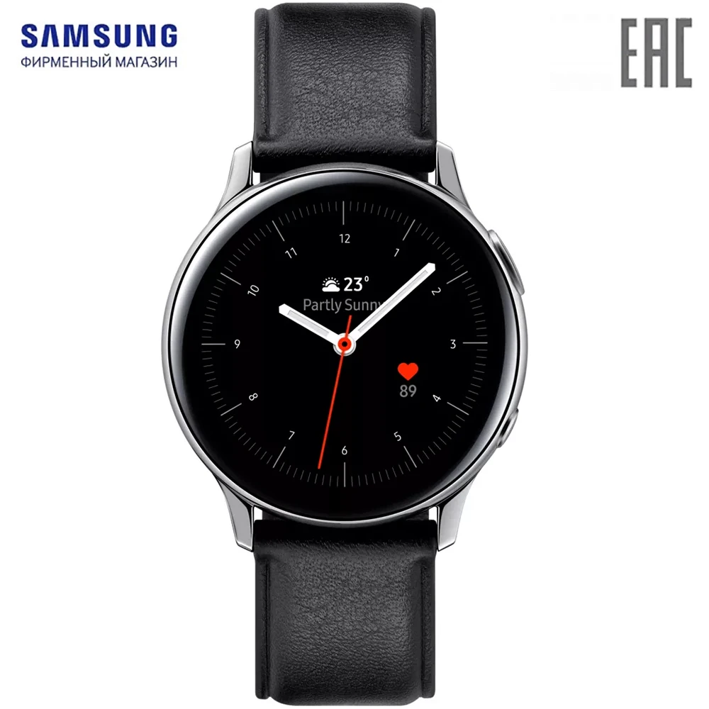 Часы смарт Samsung Galaxy Watch Active2 (SUS) 40мм Сталь | Электроника