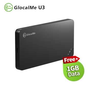 

GlocalMe U3 Mobile Hotspot, Worldwide High Speed WiFi Hotspot No SIM Card Roaming Charges International Pocket WiFi MiFi Device