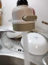 Zhangji 3 Grifo de modos aireador de 360 grados de rotación Flexible WaterSaving de filtro de alta presión adaptador de accesorios de cocina
