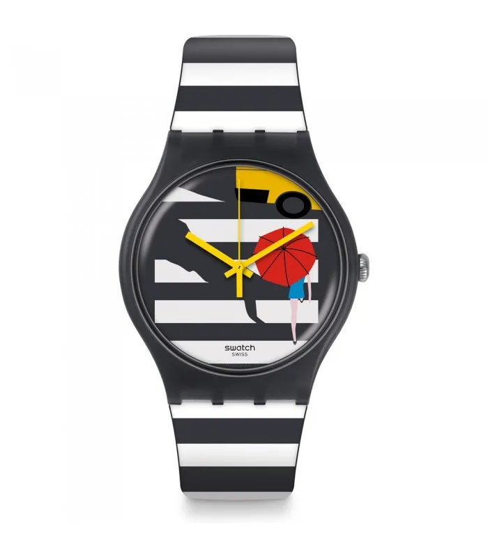 Часы swatch ORIGINALS NEW GENT 41 мм CROSS THE PATH SUOM108