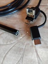 Dodosee-boroscopio de inspección de tubo de serpiente, cable Flexible, impermeable, USB, cámara endoscopio para teléfonos Android, Compatible con OTG, 7mm