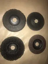 1/3 Uds 125mm disco con tira de polietileno rueda abrasiva pintura Óxido de limpio de ruedas para motocicletas Durable amoladora de ángulo de coche