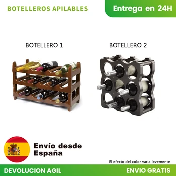 

Wine bottle holder plastic bottle holder up to 36 aplilable bottles for home, Bar, party, glass display stand