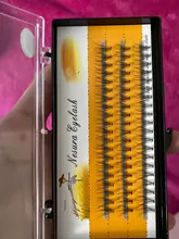 60 racimo/caja de pestañas individuales 0,07/0,1 grueso conjunto de pestañas extensión 3D pestañas falsas naturales al por mayor