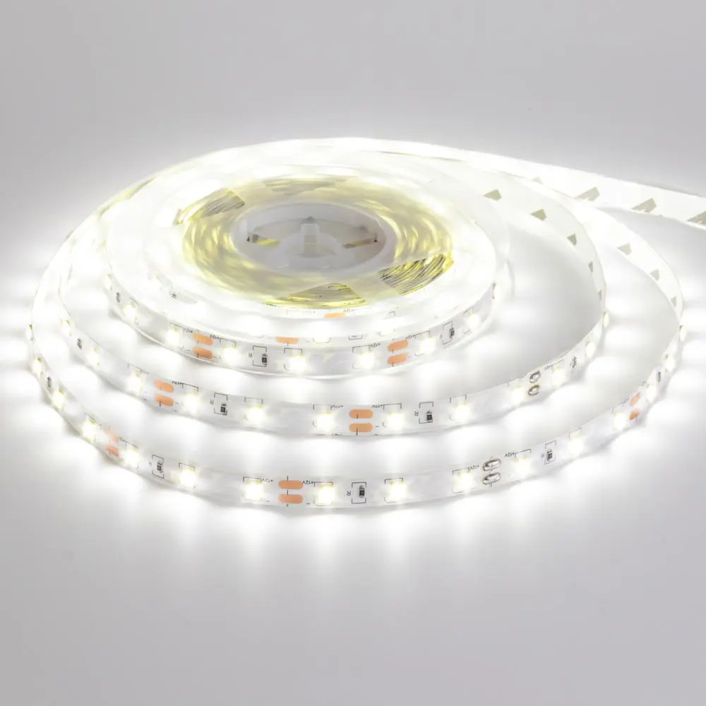 Светодиодная лента Kurato IP33 12В SMD 2835 60LED 4 8Вт белый нейтральный 5м | Лампы и освещение