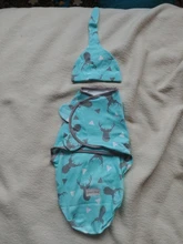 Manta y gorro con envoltura de capullo para recién nacido, bolso de pañales de algodón, saco de dormir estilo sobre para bebé, ropa de cama