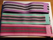 AOLIKES-Bandas de goma para Fitness, bandas de resistencia expansoras para banda elástica para ejercicio físico, entrenamiento, 3 unids/lote